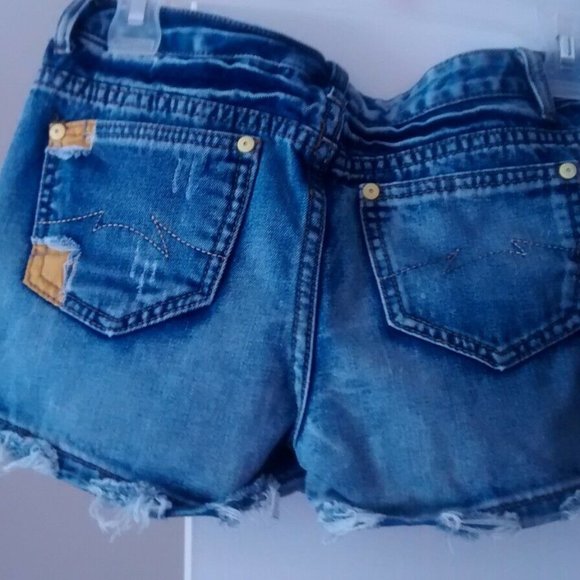 Parasuco Denim Jean Shorts Size 27 Low Rise Zip - Picture 5 of 5
